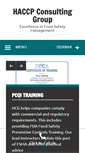 Mobile Screenshot of haccpcg.com